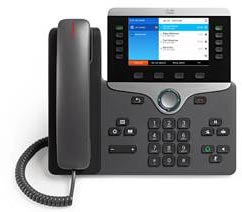 Picture of a cisco VOIP phone